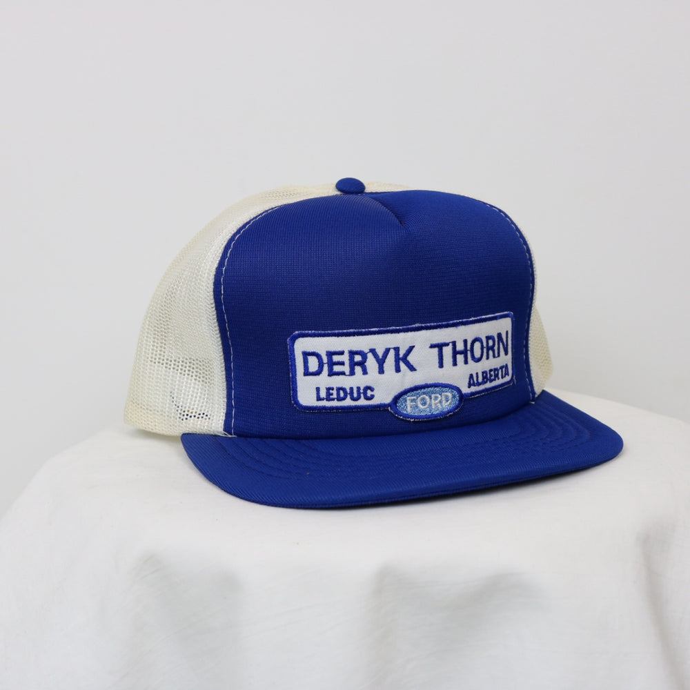 Vintage 80's Deryk Thorn Ford Trucker Hat - OS-NEWLIFE Clothing