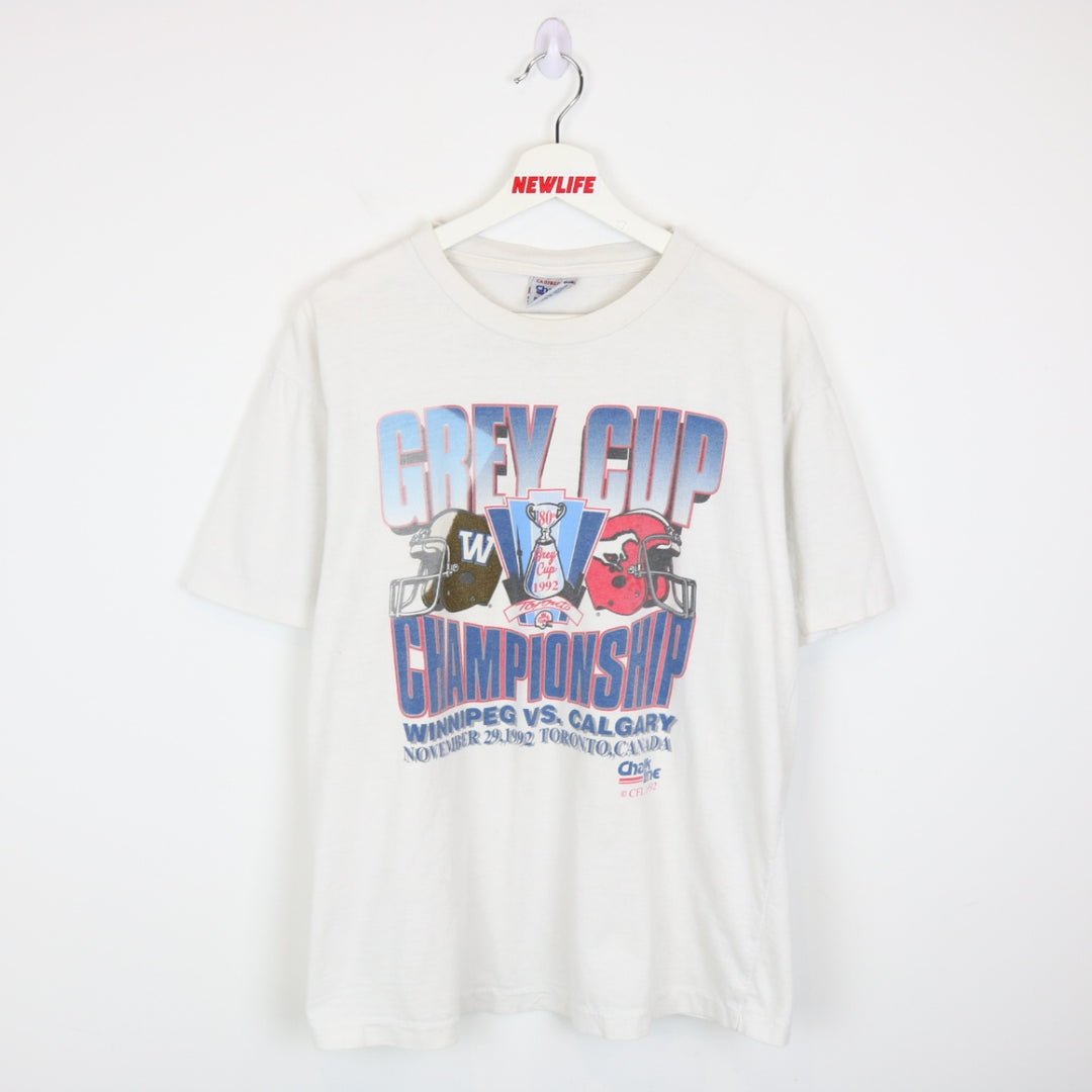 Vintage 1992 CFL Grey Cup Championship Tee - M-NEWLIFE Clothing