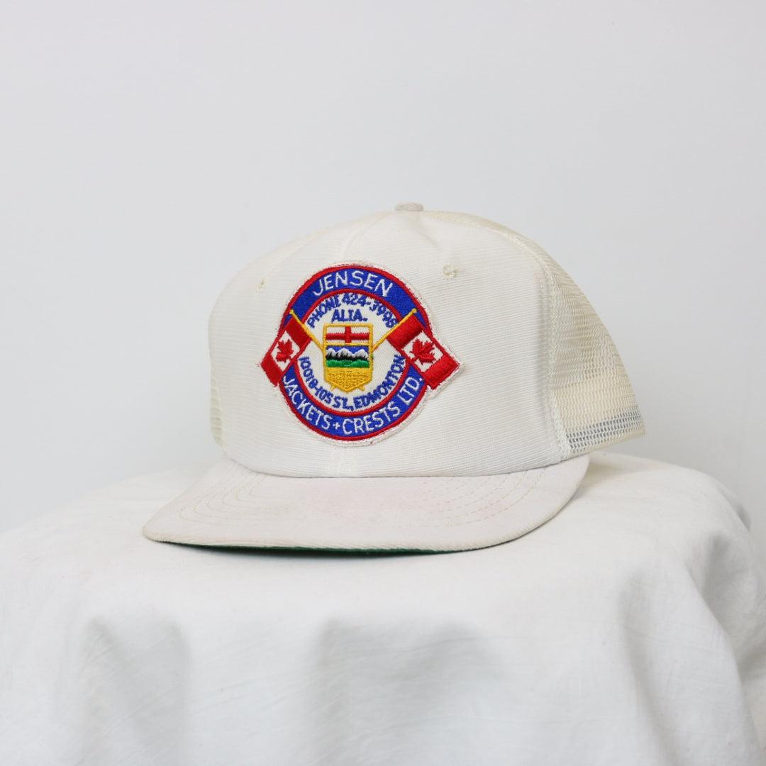 Vintage 80's Jensen Jackets Crests Trucker Hat - OS-NEWLIFE Clothing