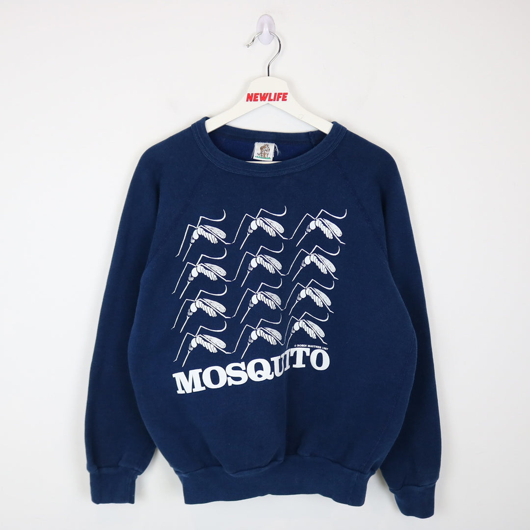 Vintage 1987 Mosquito Nature Crewneck - M-NEWLIFE Clothing