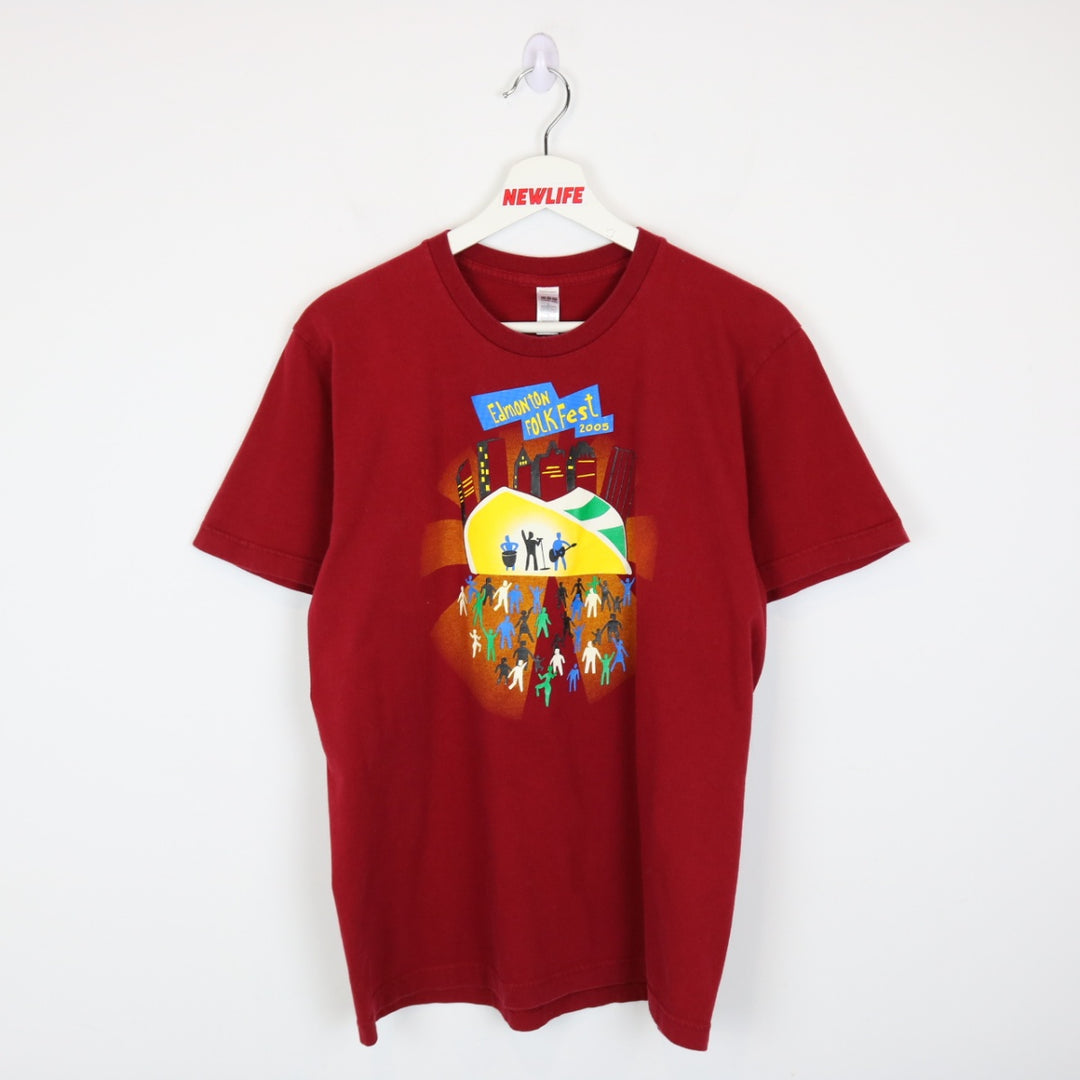 Vintage 2005 Edmonton Folk Fest Tee - M-NEWLIFE Clothing