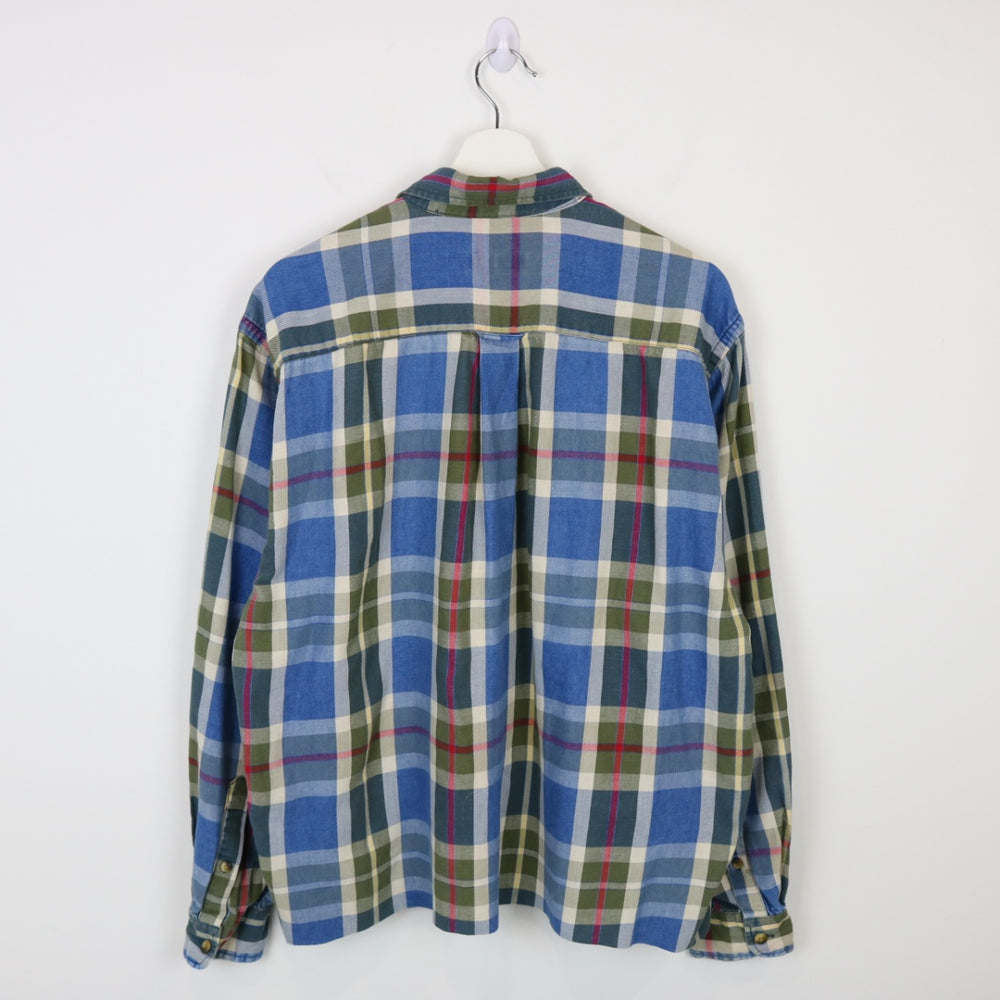 Vintage 90's Nautica Plaid Button Up - L-NEWLIFE Clothing