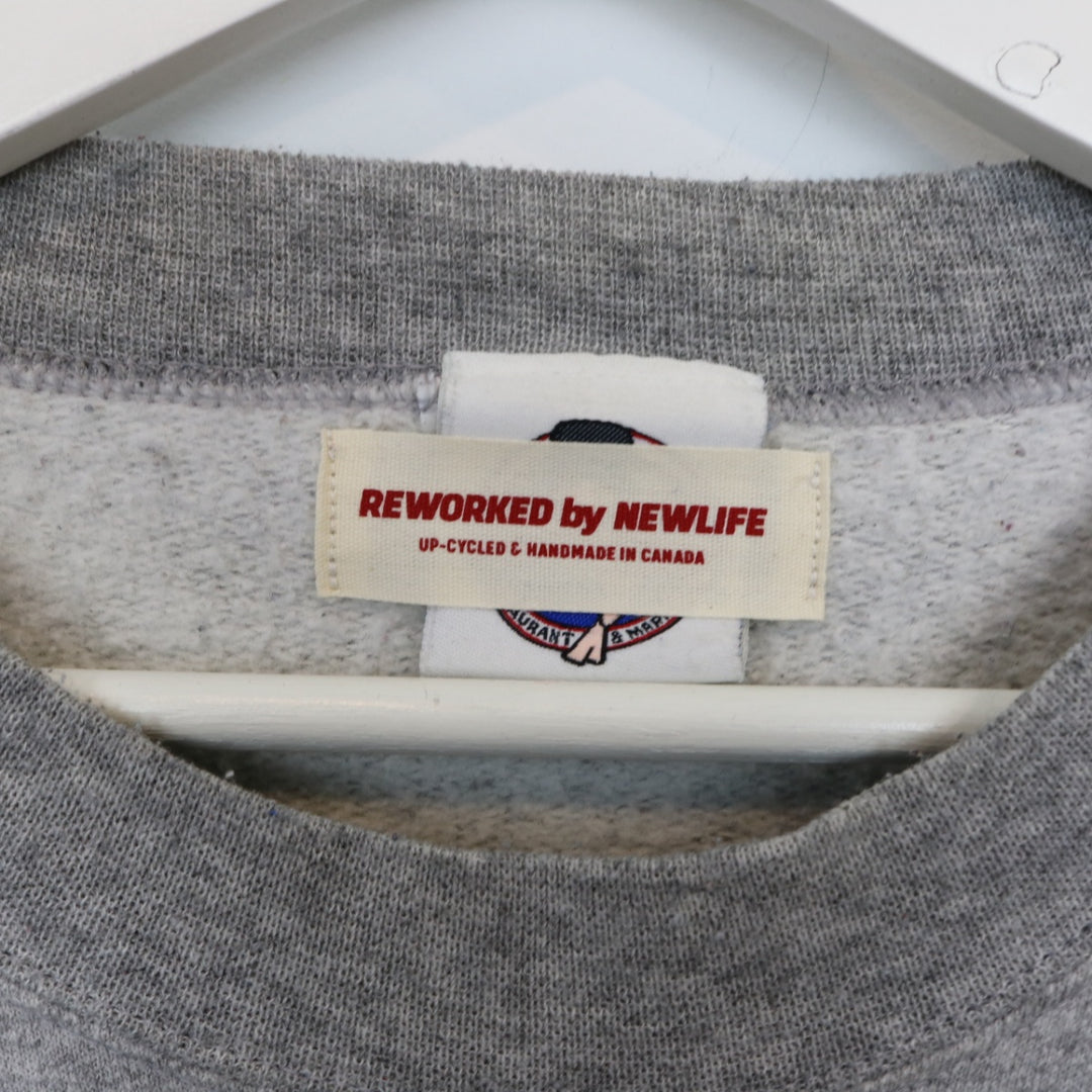 Reworked Vintage GAP Fractured Crewneck - S-NEWLIFE Clothing