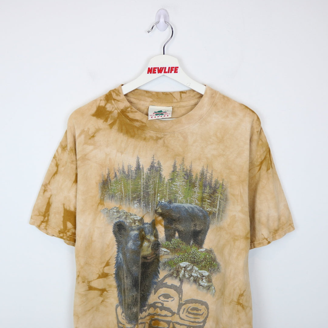 Vintage 1993 Grizzly Bear Nature Tee - L-NEWLIFE Clothing