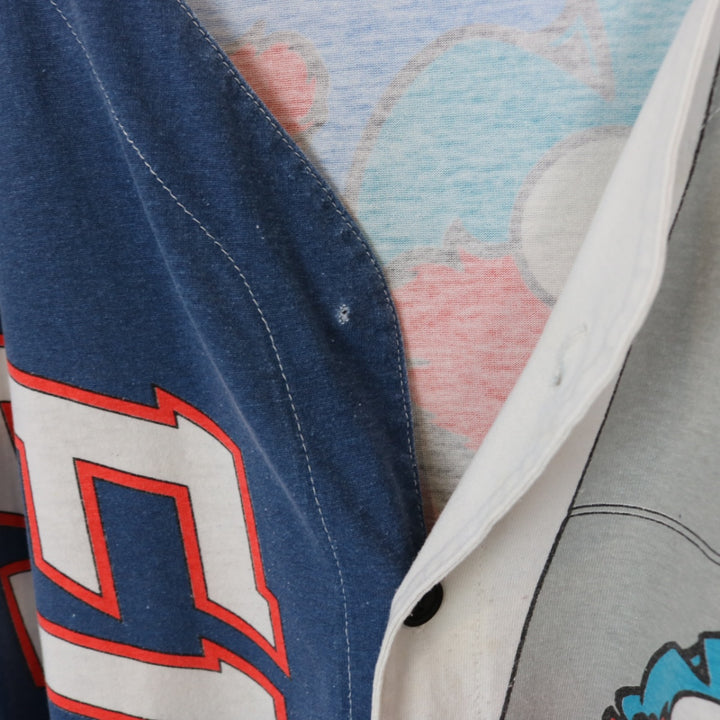 Vintage 90's Sesame Street Elmo Roller Blading Baseball Jersey - L-NEWLIFE Clothing