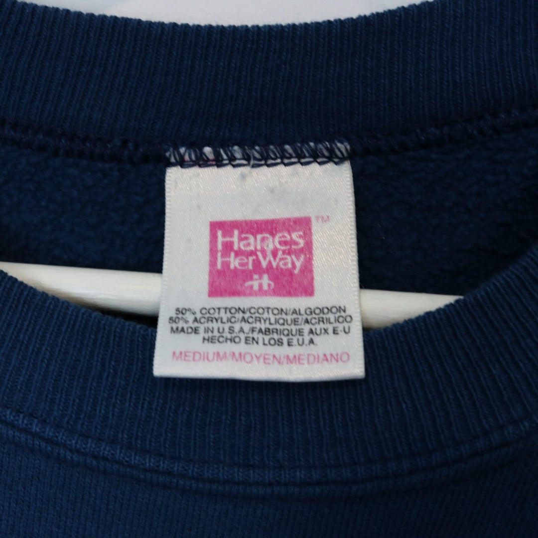 Vintage 90's Hanes Blank Crewneck - M-NEWLIFE Clothing