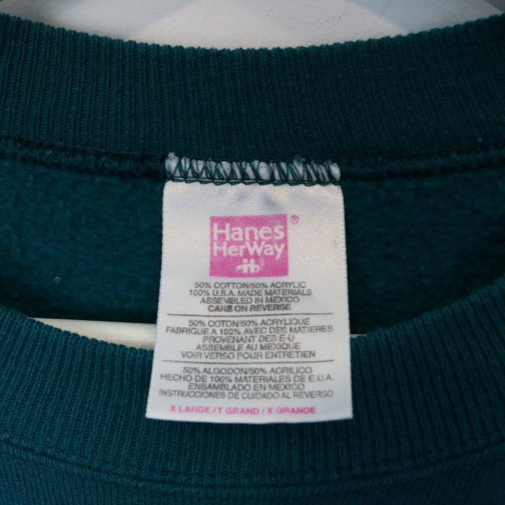 Vintage 90's Hanes Blank Crewneck - L-NEWLIFE Clothing