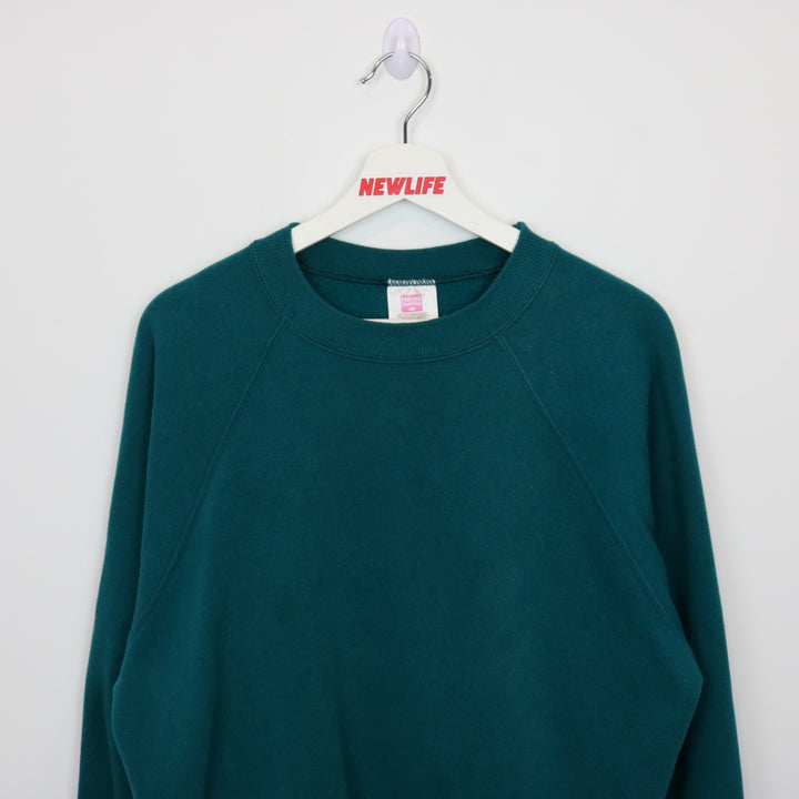 Vintage 90's Hanes Blank Crewneck - L-NEWLIFE Clothing