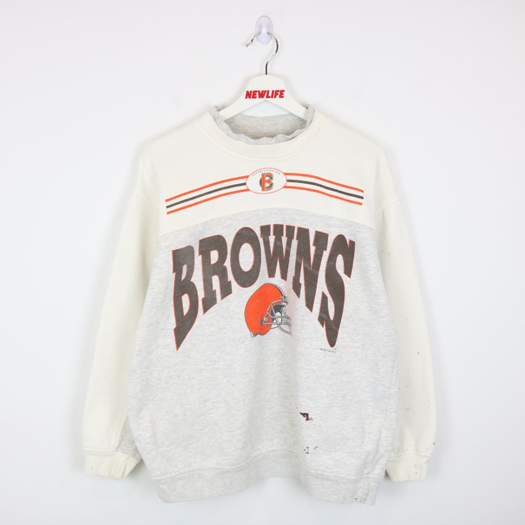 Vintage 1993 Cleveland Browns NFL Crewneck - M-NEWLIFE Clothing