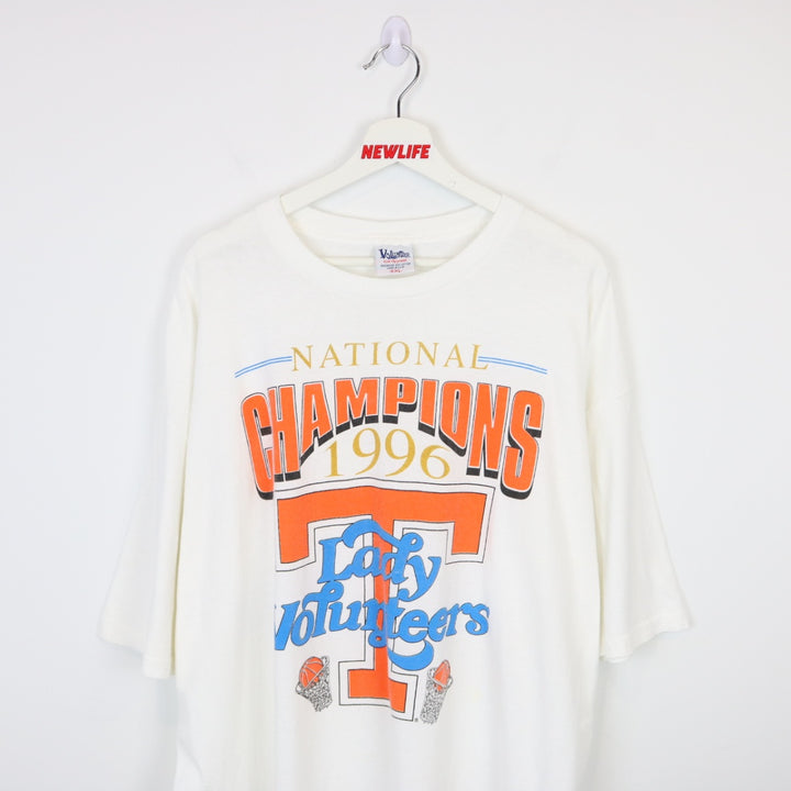 Vintage 1996 Tennessee Lady Volunteers Champions Tee - XXL-NEWLIFE Clothing