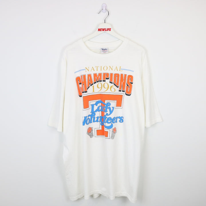 Vintage 1996 Tennessee Lady Volunteers Champions Tee - XXL-NEWLIFE Clothing