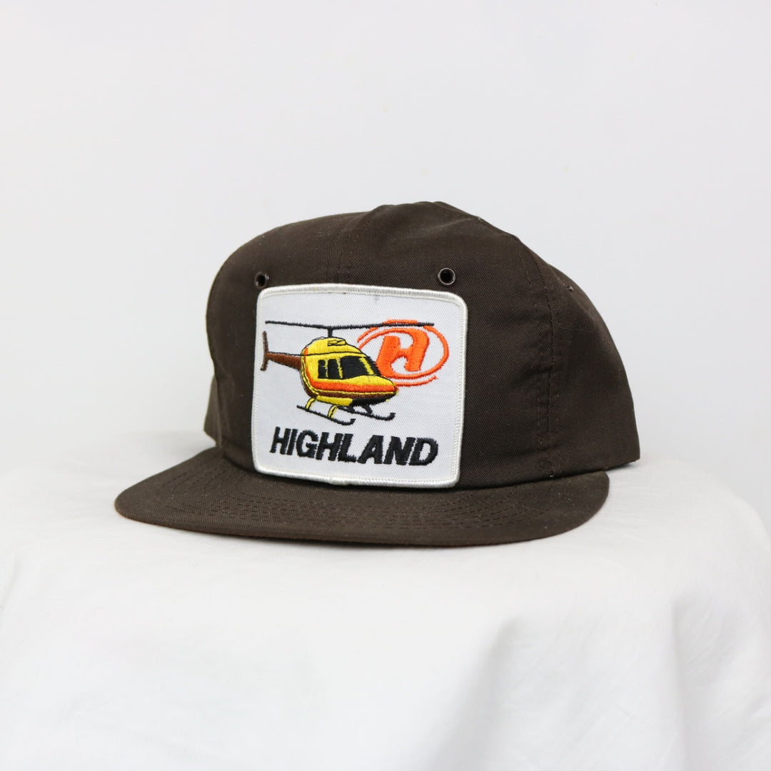 Vintage 80's Highland Helicopter Hat - OS-NEWLIFE Clothing