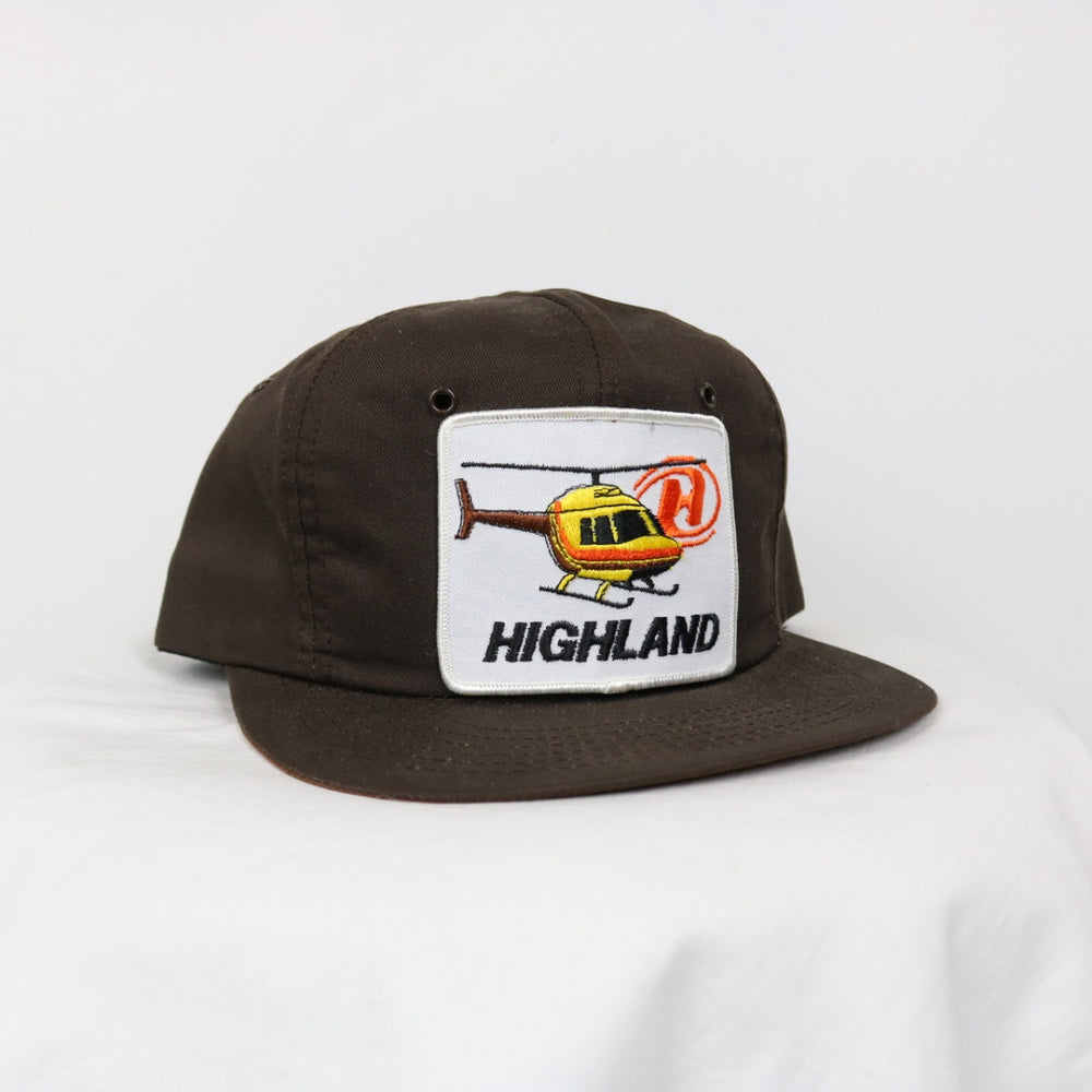 Vintage 80's Highland Helicopter Hat - OS-NEWLIFE Clothing