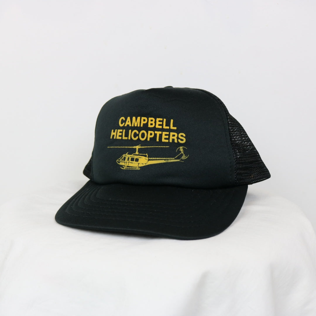 Vintage 90's Campbell Helicopters Trucker Hat - OS-NEWLIFE Clothing