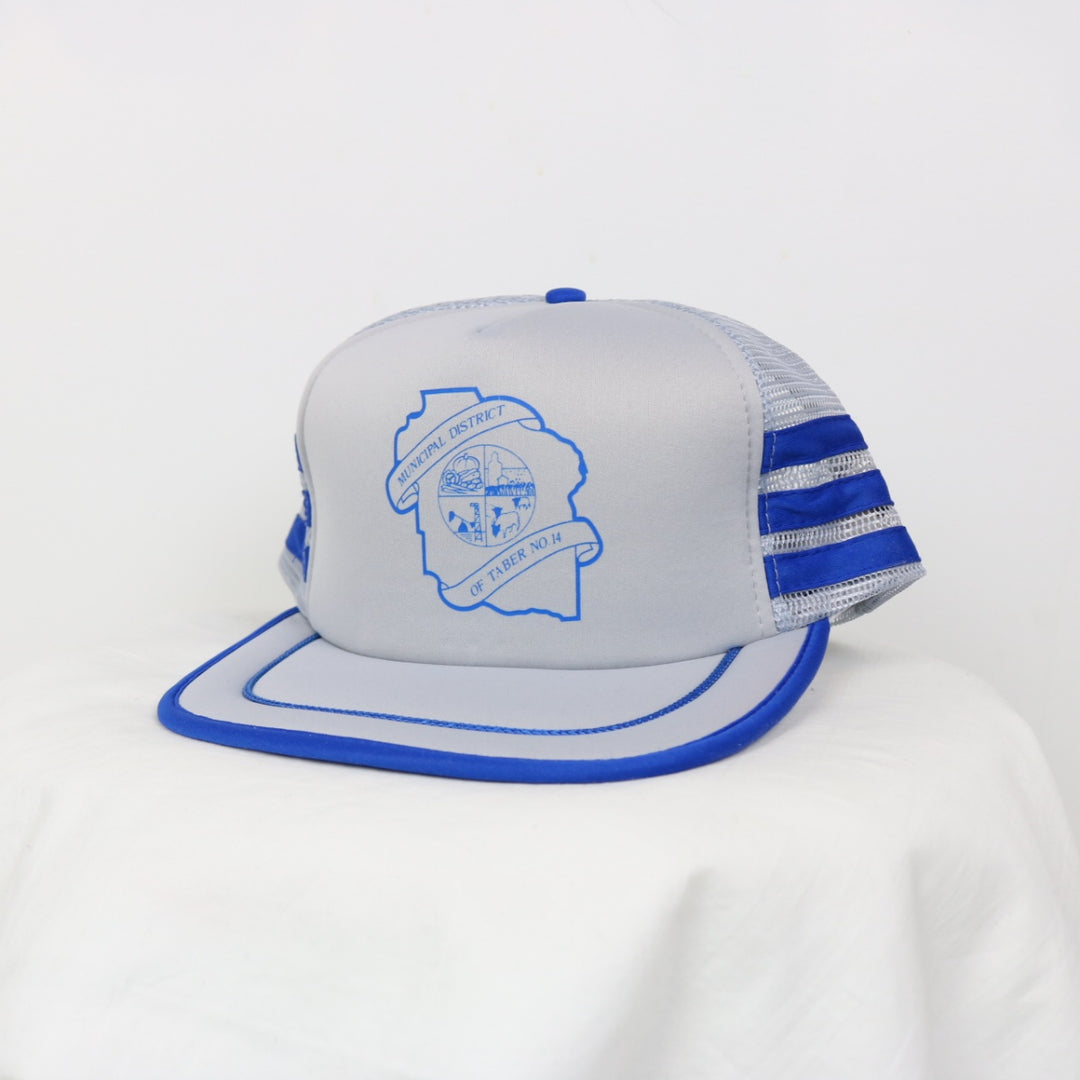 Vintage 80's Municipal District of Taber Trucker Hat - OS-NEWLIFE Clothing