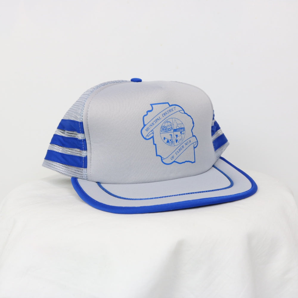 Vintage 80's Municipal District of Taber Trucker Hat - OS-NEWLIFE Clothing