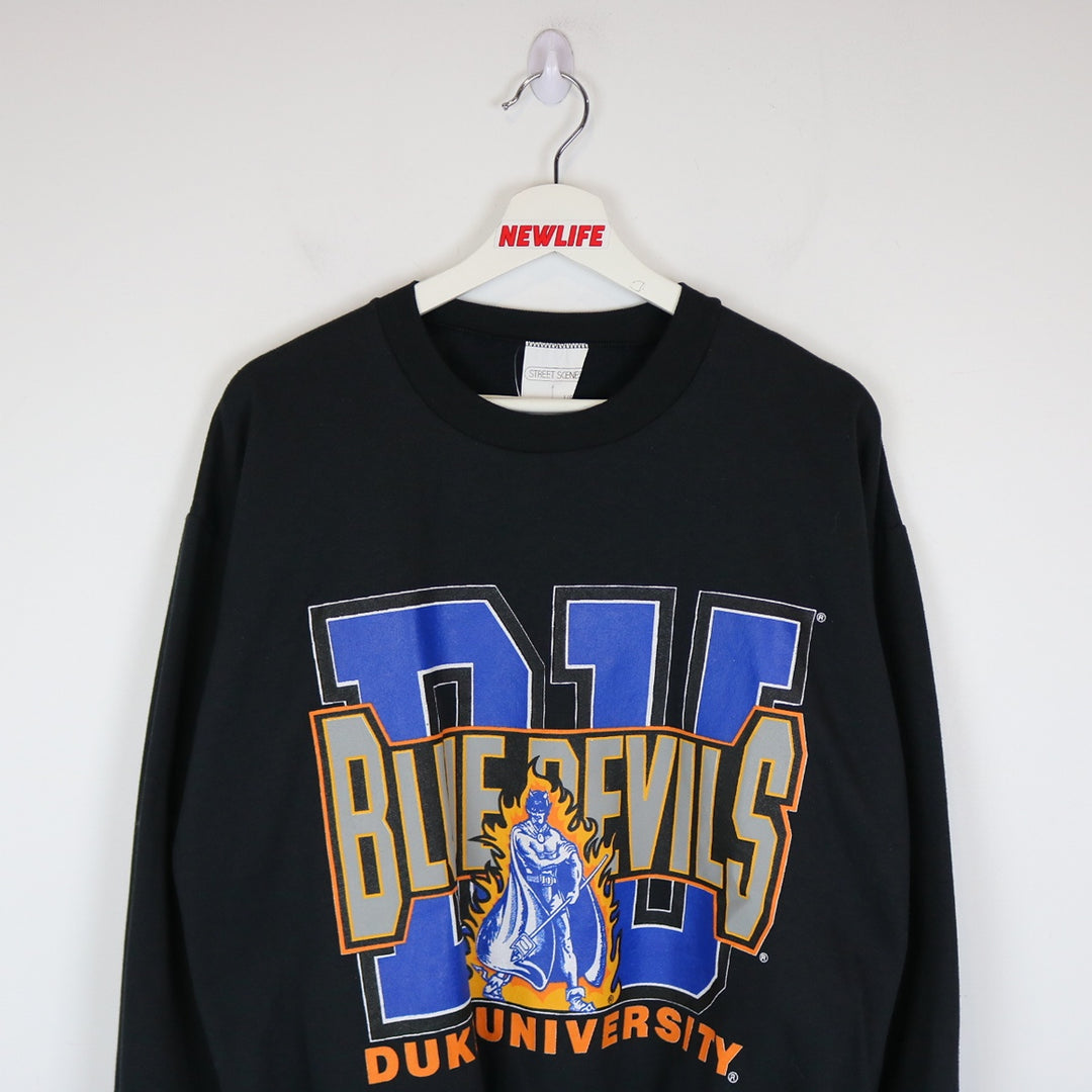 Vintage NWT 1992 Duke University Blue Devils Crewneck - L-NEWLIFE Clothing