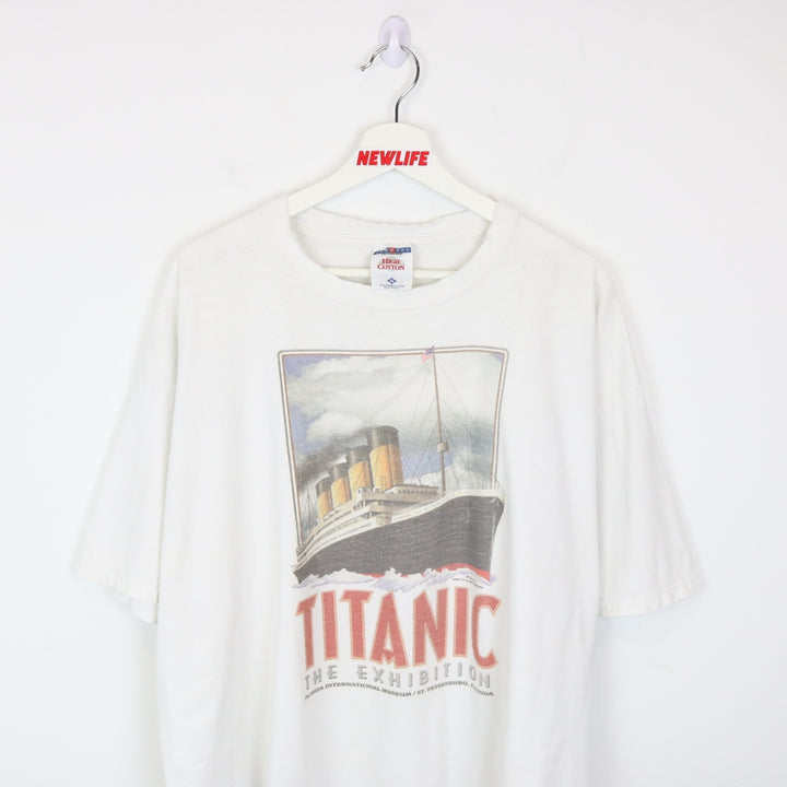 Vintage 1997 Titanic The Exhibition Florida Museum Tee - XXL-NEWLIFE Clothing