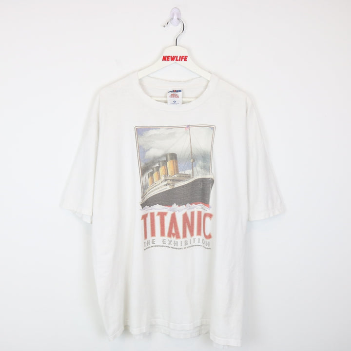 Vintage 1997 Titanic The Exhibition Florida Museum Tee - XXL-NEWLIFE Clothing