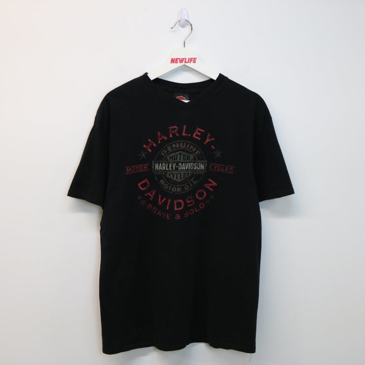 Harley Davidson Brave & Bold Edmonton Tee - M-NEWLIFE Clothing