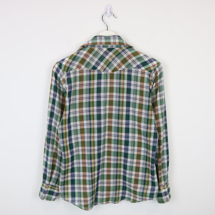 Vintage 80's Levi's White Tab Plaid Button Up - XS-NEWLIFE Clothing