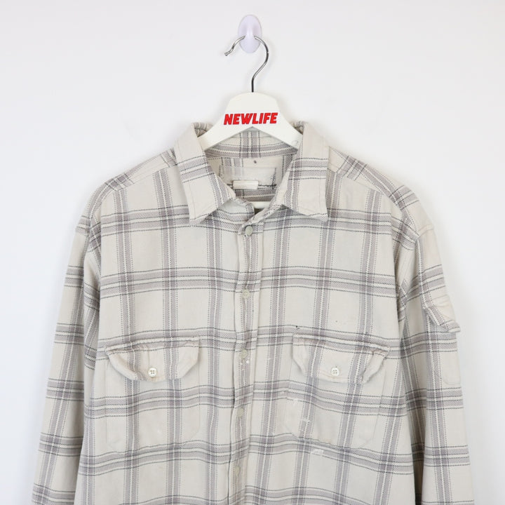 Vintage 90's Plaid Flannel Button Up - M-NEWLIFE Clothing