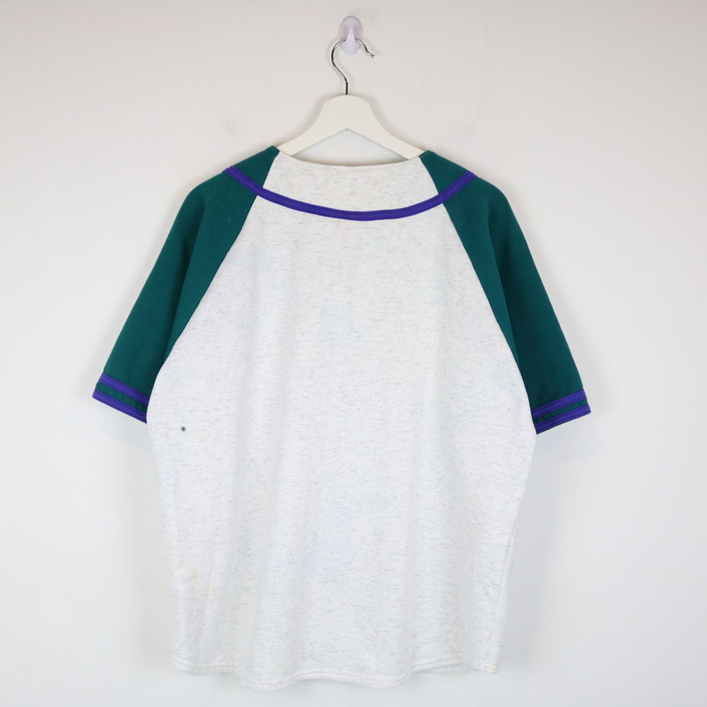 Vintage 80's Edmonton Drillers Baseball Jersey - L-NEWLIFE Clothing