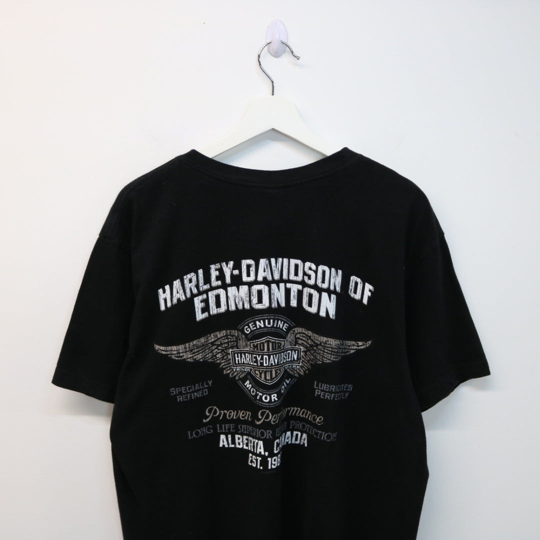 Harley Davidson Edmonton Tee - L-NEWLIFE Clothing