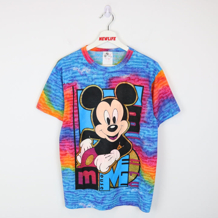 Vintage 90's Disney Mickey Mouse Tie Dye Tee - M-NEWLIFE Clothing