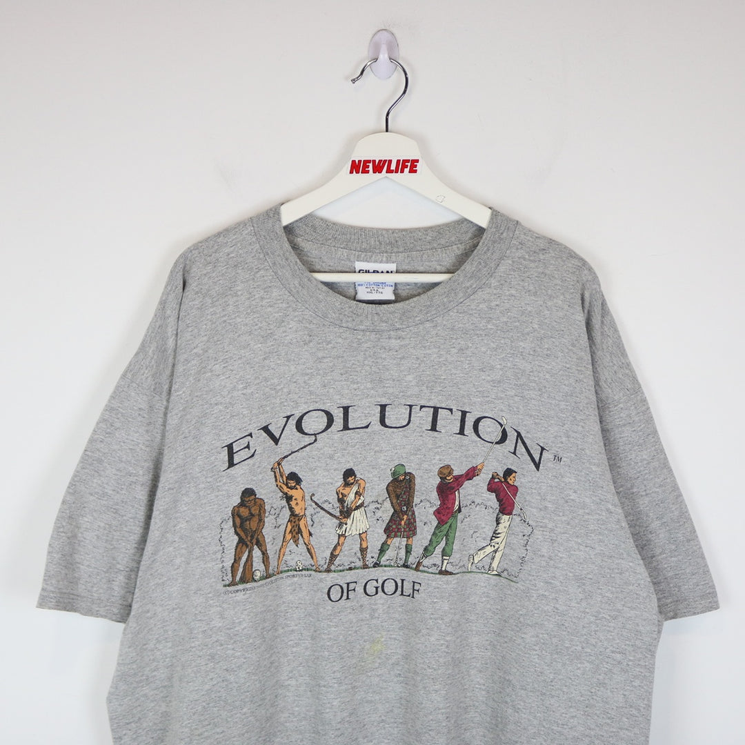 Vintage 1993 Evolution of Golf Tee - XXL-NEWLIFE Clothing