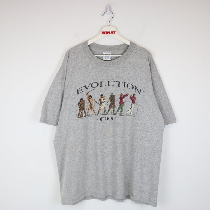 Vintage 1993 Evolution of Golf Tee - XXL-NEWLIFE Clothing
