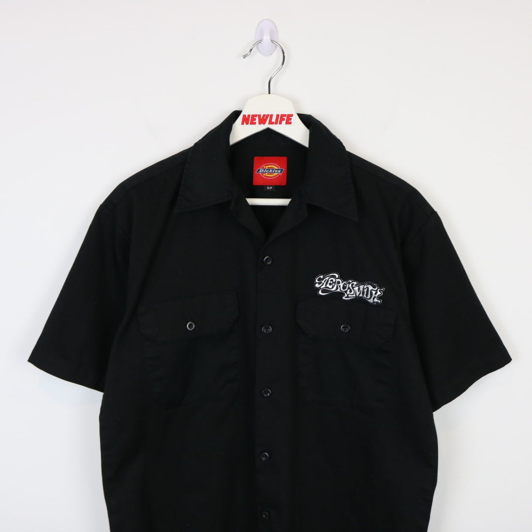 Dickies Aerosmith Work Short Sleeve Button Up - S-NEWLIFE Clothing