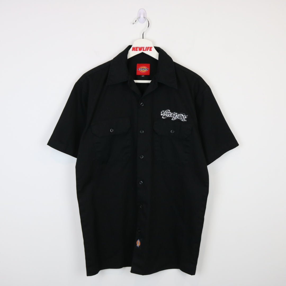 Dickies Aerosmith Work Short Sleeve Button Up - S-NEWLIFE Clothing