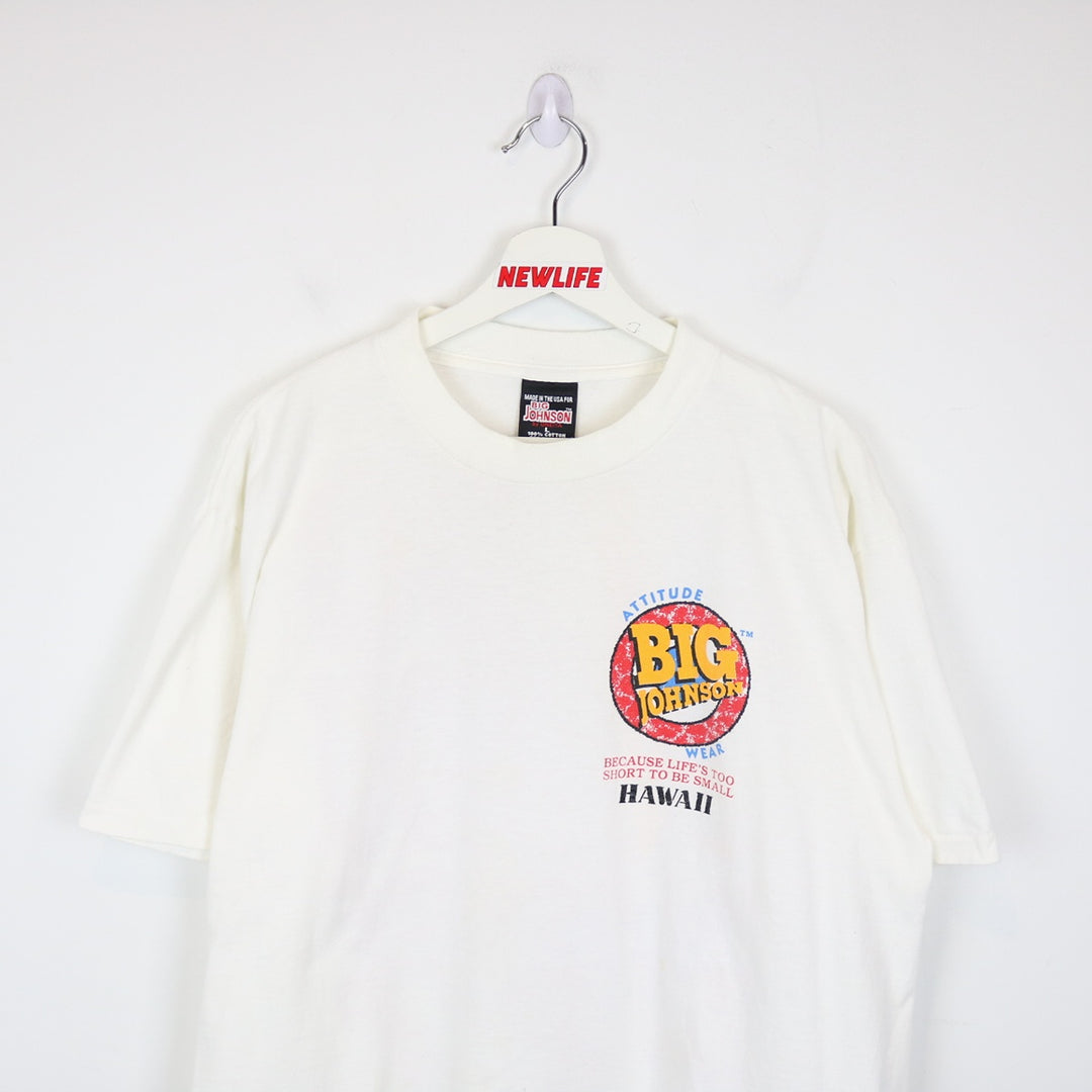 Vintage 1994 Big Johnson Do You Measure Up Hawaii Tee - L-NEWLIFE Clothing