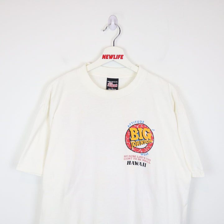Vintage 1994 Big Johnson Do You Measure Up Hawaii Tee - L-NEWLIFE Clothing