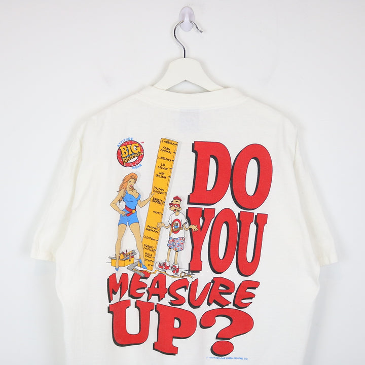 Vintage 1994 Big Johnson Do You Measure Up Hawaii Tee - L-NEWLIFE Clothing