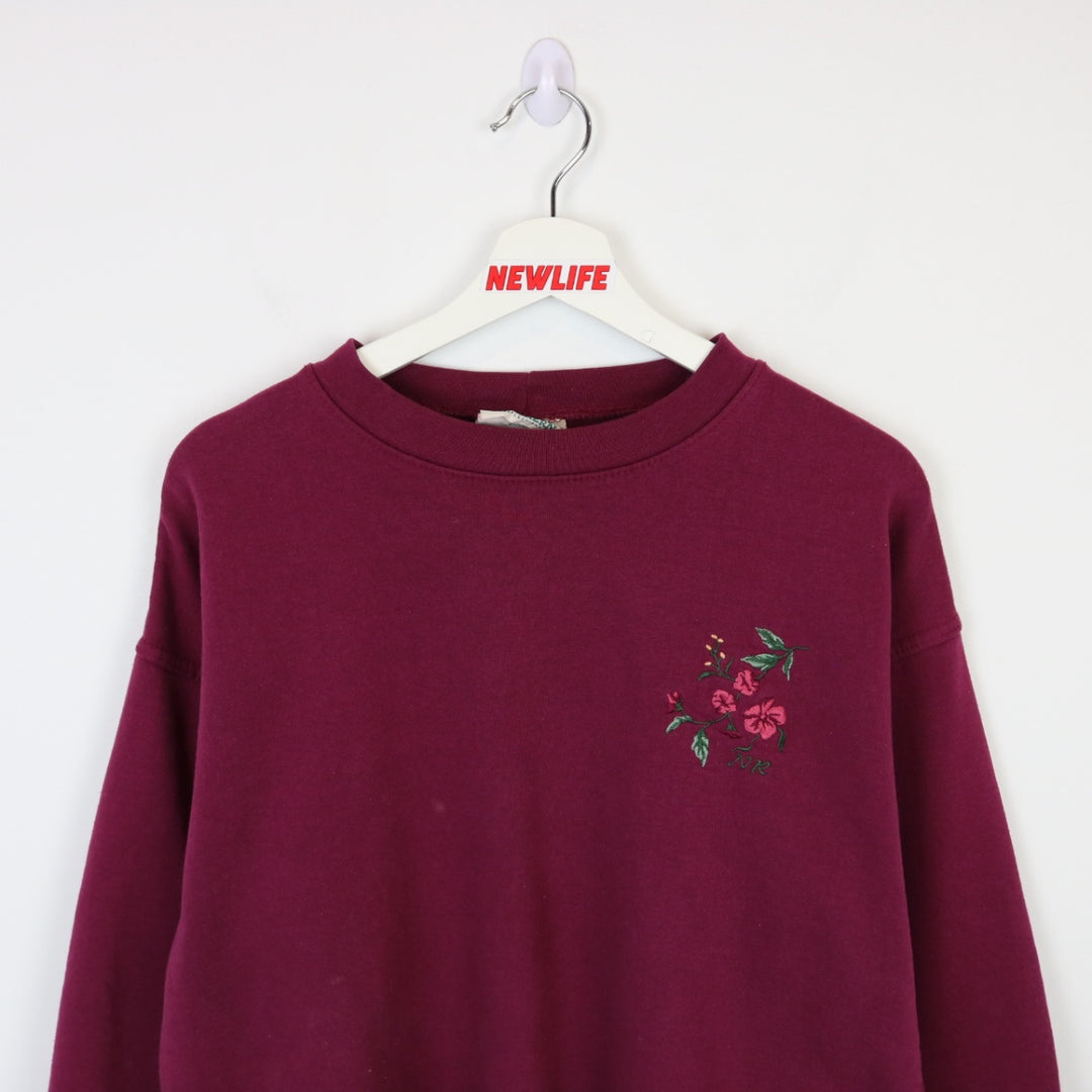 Vintage 90's Northern Reflections Flower Crewneck - S-NEWLIFE Clothing