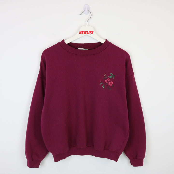 Vintage 90's Northern Reflections Flower Crewneck - S-NEWLIFE Clothing