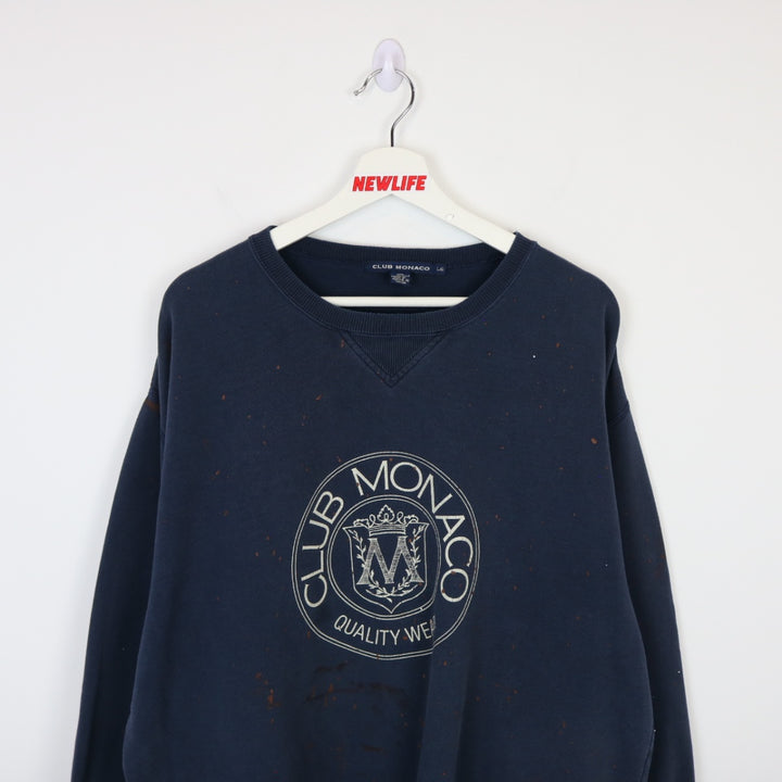 Vintage 90's Club Monaco Crewneck - L-NEWLIFE Clothing