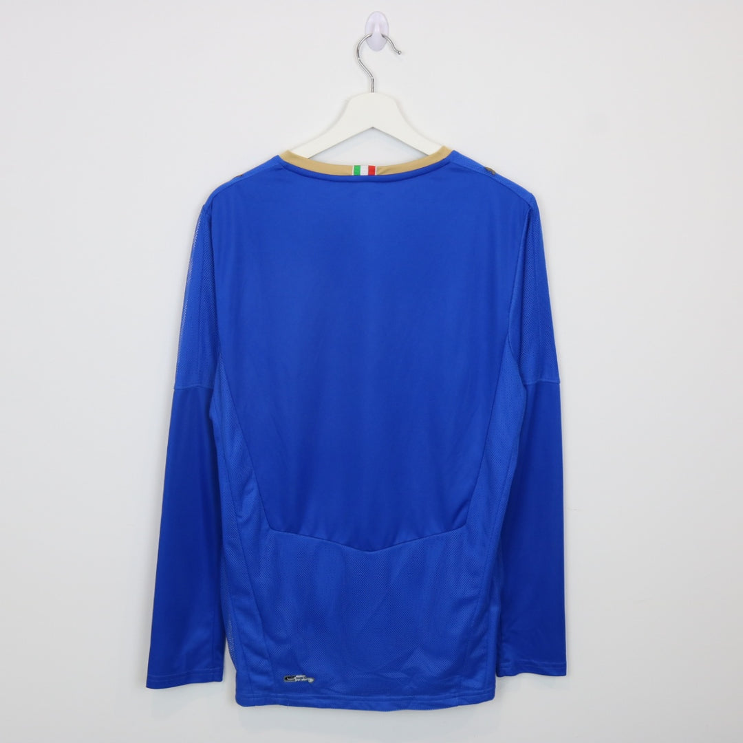 2007/08 Puma Italia Long Sleeve Kit Jersey - S-NEWLIFE Clothing