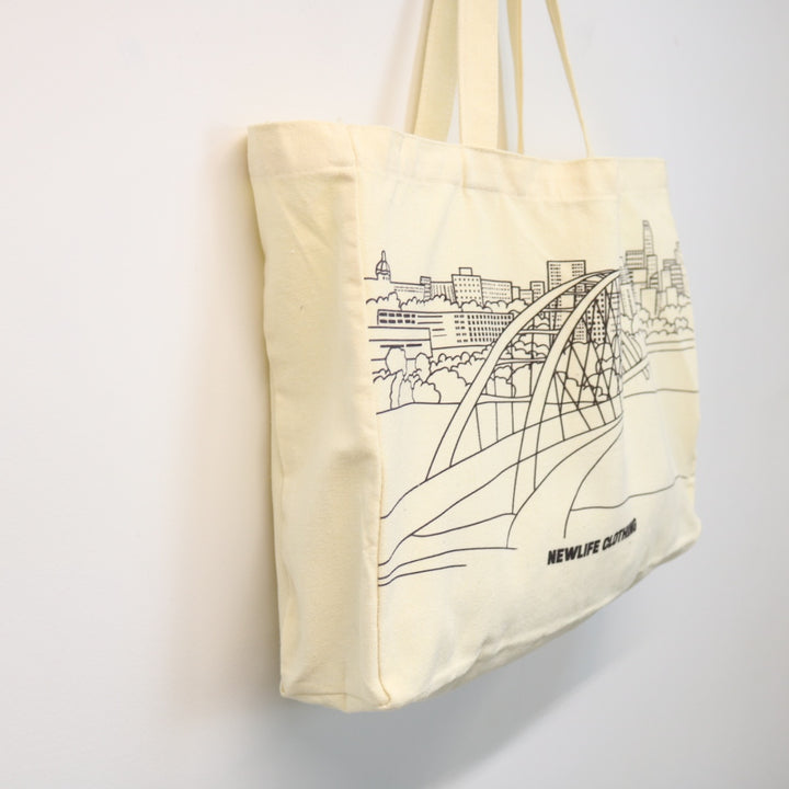 NEWLIFE Clothing Canvas Tote Bag - OS-NEWLIFE Clothing