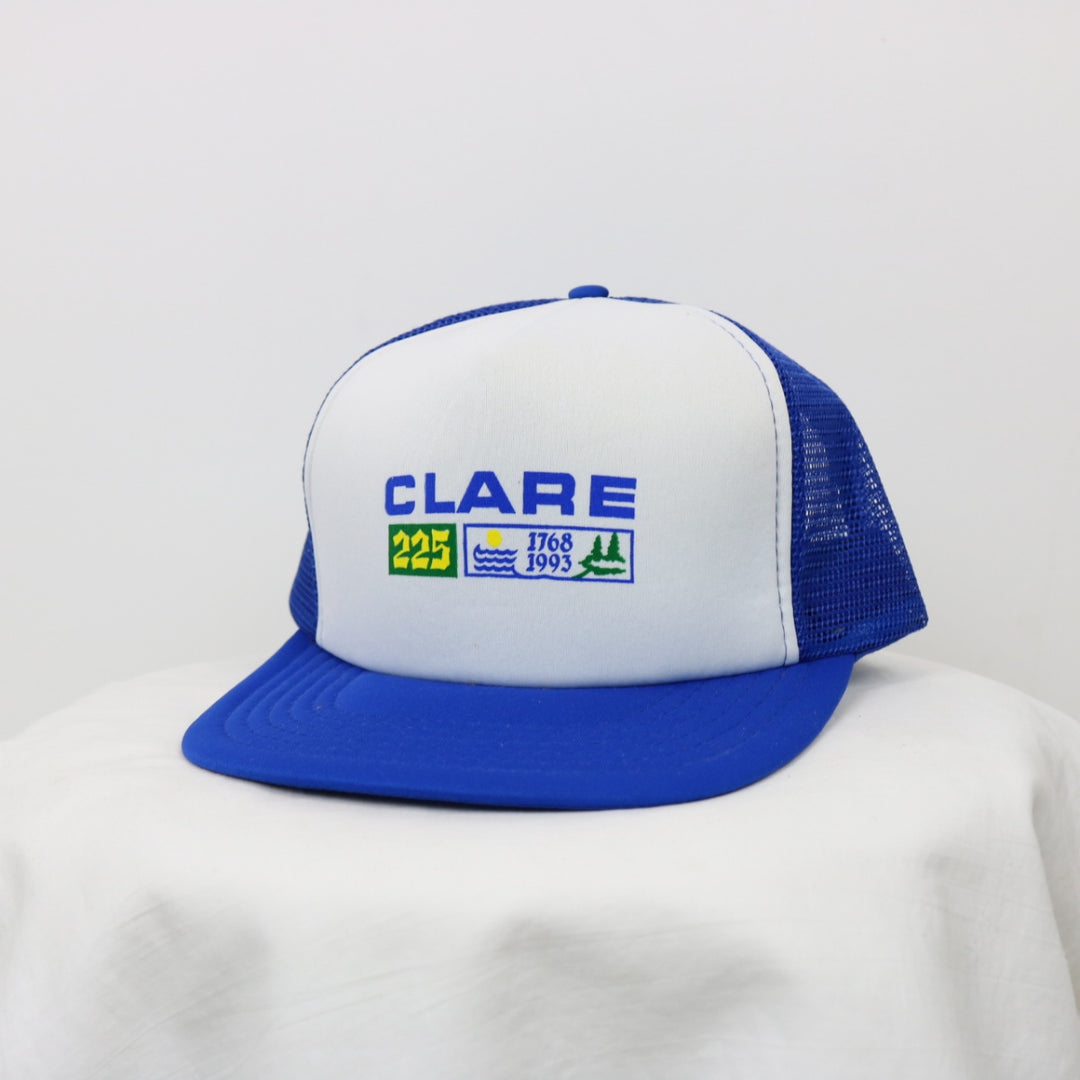 Vintage 1993 Clare Trucker Hat - OS-NEWLIFE Clothing