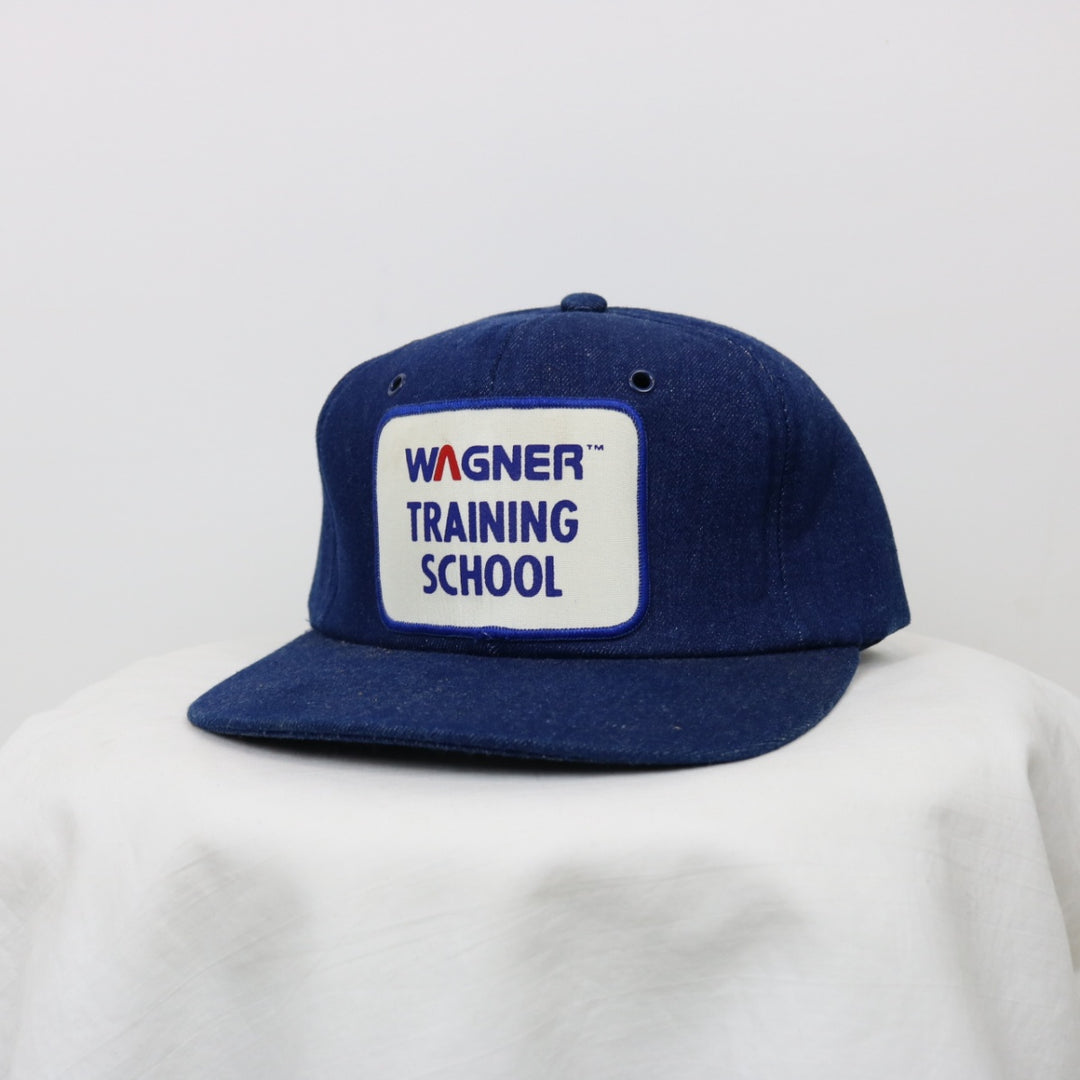 Vintage 80's Wagner Training School Denim Hat - OS-NEWLIFE Clothing