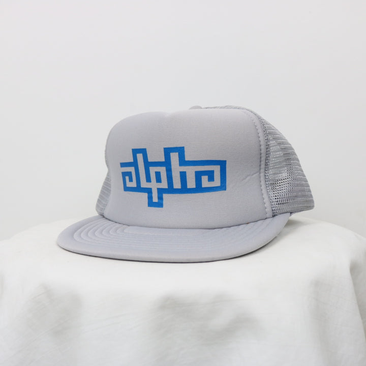 Vintage 80's Alpha Trucker Hat - OS-NEWLIFE Clothing