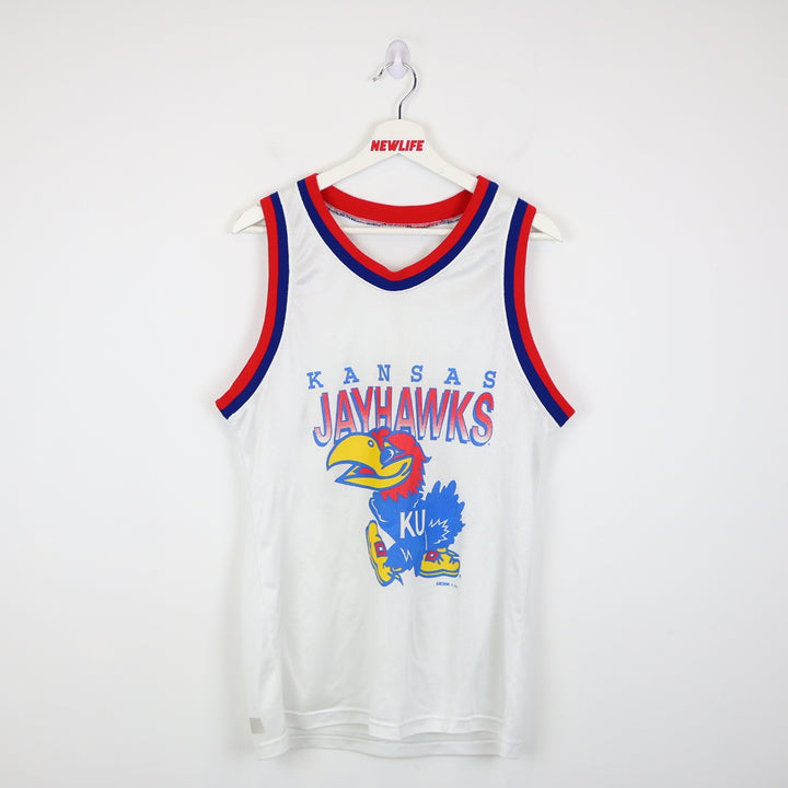 Vintage 1994 Kansas University Jayhawks CCM Basketball Jersey - M-NEWLIFE Clothing