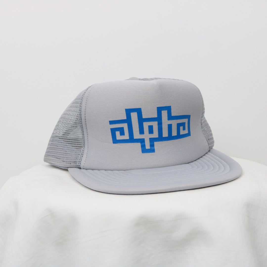 Vintage 80's Alpha Trucker Hat - OS-NEWLIFE Clothing