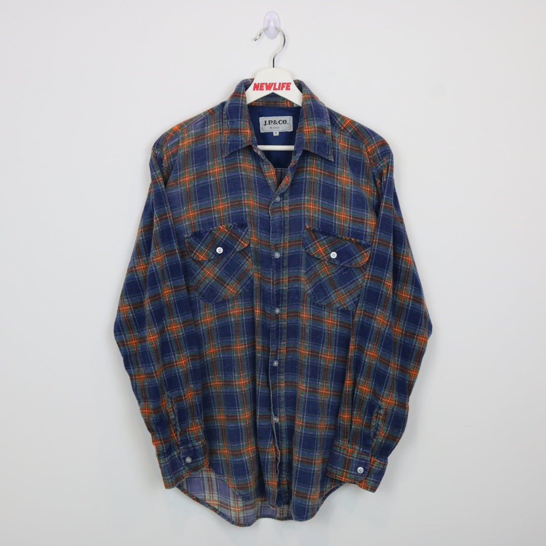 Vintage 90's Plaid Flannel Button Up - M-NEWLIFE Clothing