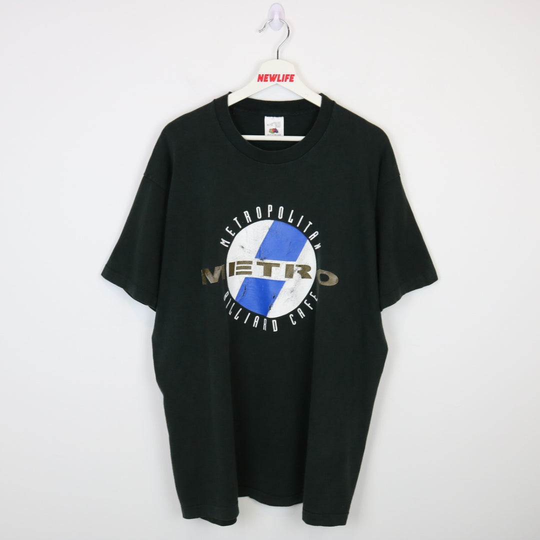 Vintage 90's Metropolitan Billiard Cafe Tee - XL-NEWLIFE Clothing