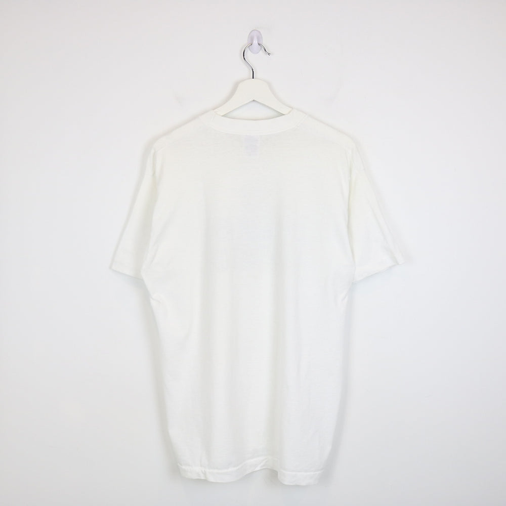 Vintage 90's Help I'm Talking and Can't Shut Up Tee - L-NEWLIFE Clothing