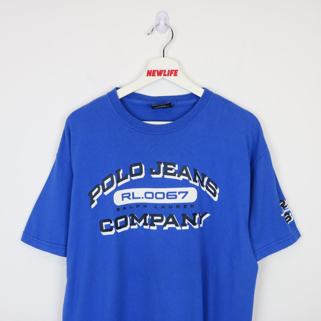 Vintage 90's Polo Jeans Ralph Lauren Tee - L-NEWLIFE Clothing